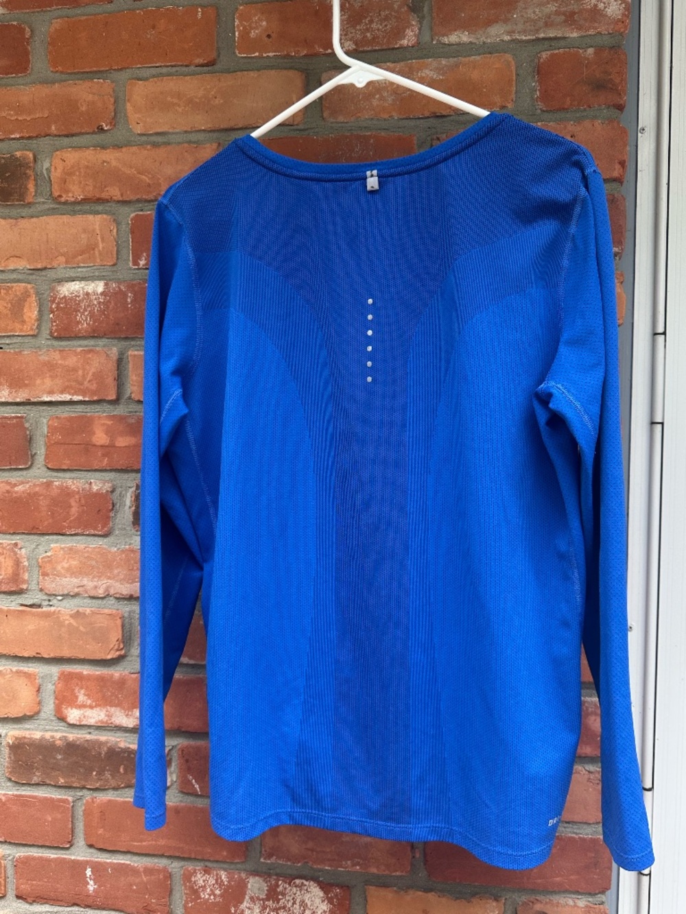 Nike Dri-FIt Blue Long Sleeve Running Top ~ XL - Picture 2 of 6